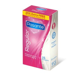 Pasante Regular Condom 15's Pack